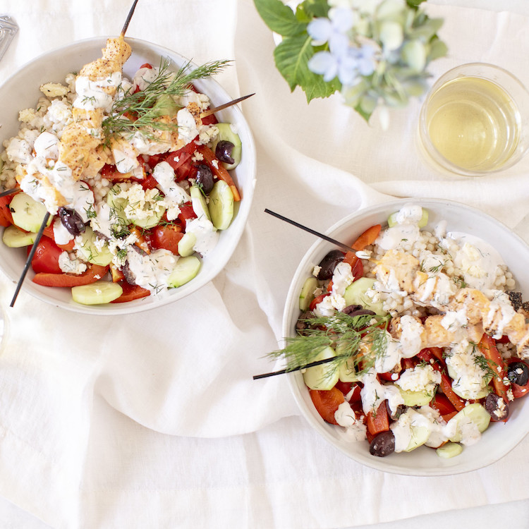 Picture of Salmon SkewerBowl